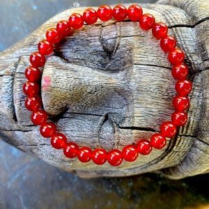 Carnelian energy healing bracelet